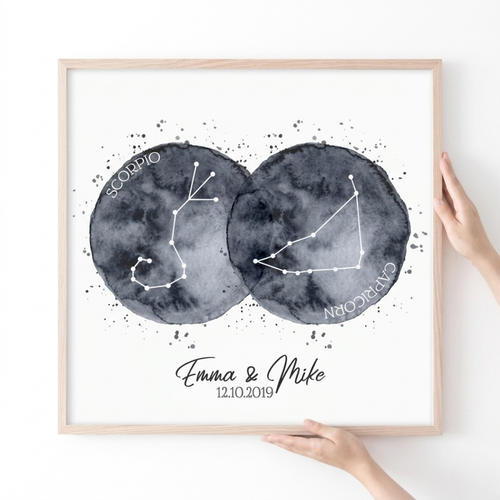 #1 Personalised Couple Zodiara