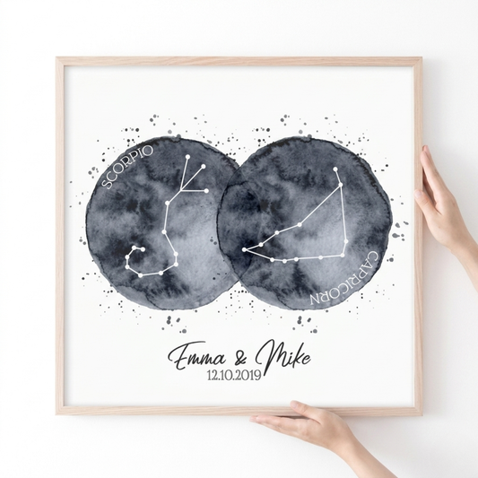 #1 Personalised Couple Zodiara