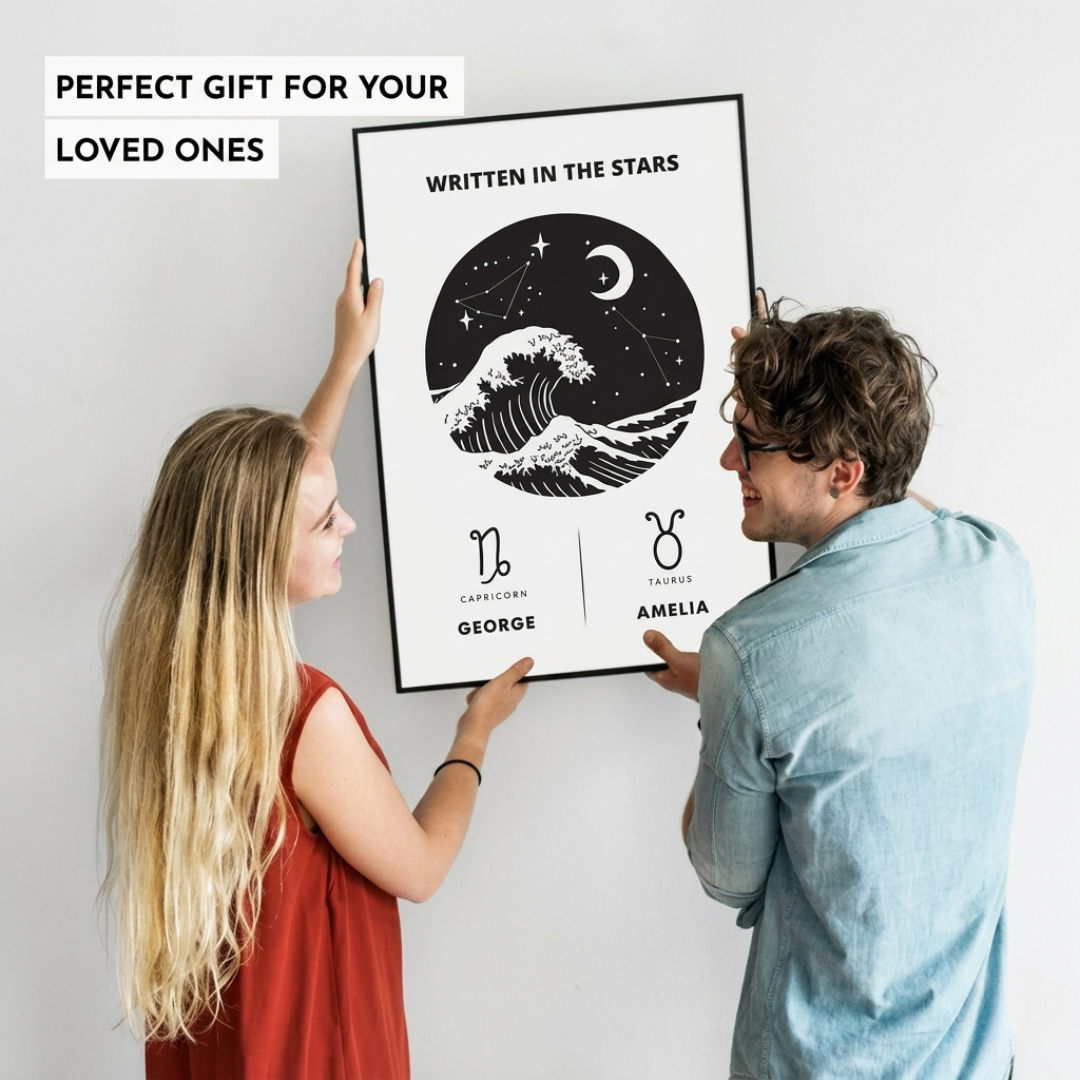 #4 Personalised Couples Zodiara