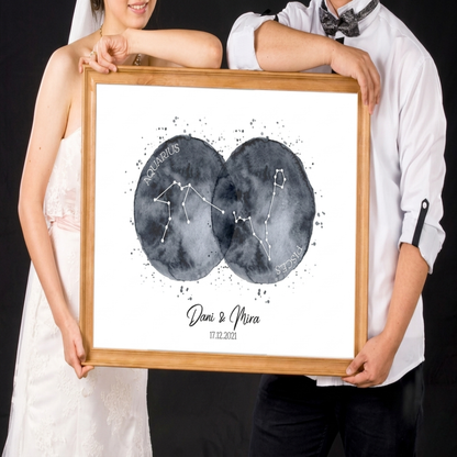 #1 Personalised Couple Zodiara
