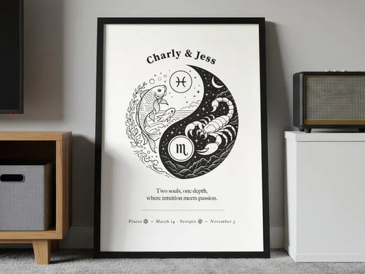 #3 Personalised Couples Zodiara